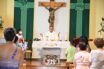 El Goro despide sus fiestas patronales con la procesión de la patrona/TA y Francisco Javier Santana.